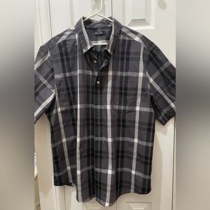 Men's Plaid Short Sleeve Shirt new